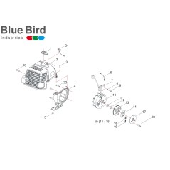 INTERRUTTORE STOP ROTONDO TW610 450150 ORIGINALE BLUE BIRD