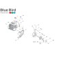 INTERRUTTORE STOP ROTONDO TW610 450150 ORIGINALE BLUE BIRD