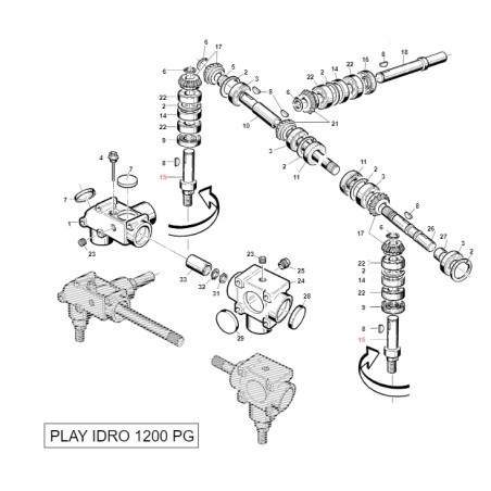 Albero portalame PLAYGREEN GTR GTS ORIGINALE GIANNI FERRARI BFB 00777305202 | NewgardenParts.com