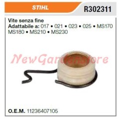 Vite senza fine pompa olio STIHL motosega 017 021 023 025 MS170 R302311 | NewgardenParts.com