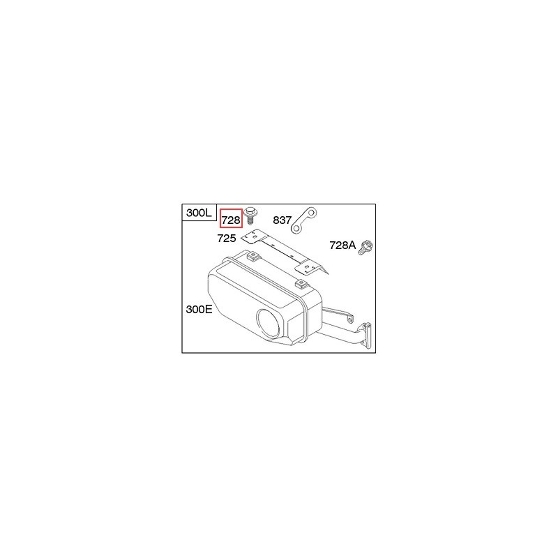 ORIGINAL BRIGGS & STRATTON Rasentraktor Schraube 691514