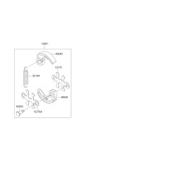 UPPER CLUTCH PLATE FOR TJ53E 13270-2118 ORIGINAL BLUE BIRD | NewgardenParts.com