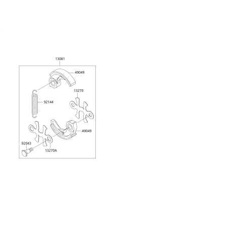 UPPER CLUTCH PLATE FOR TJ53E 13270-2118 ORIGINAL BLUE BIRD | NewgardenParts.com