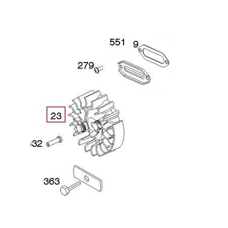 Original BRIGGS & STRATTON BRIGGS & STRATTON lawn mower motor flywheel 696885 | NewgardenParts.com