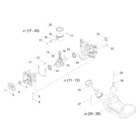 150350\nSegment de piston Blue Bird d'origine D.46 X N57E 150350 | NewgardenParts.com