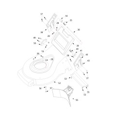 Original Blue Bird Taurus 46T 1800004 Rear Deflector | NewgardenParts.com