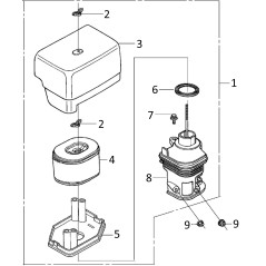 COMPLETE AIR FILTER 180020315-T114 ORIGINAL BLUE BIRD | NewgardenParts.com