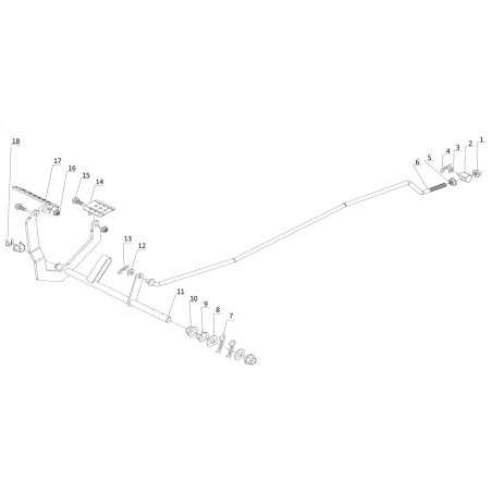 BLUE BIRD 20070778 ORIGINAL TRACTION ROD PIN | NewgardenParts.com
