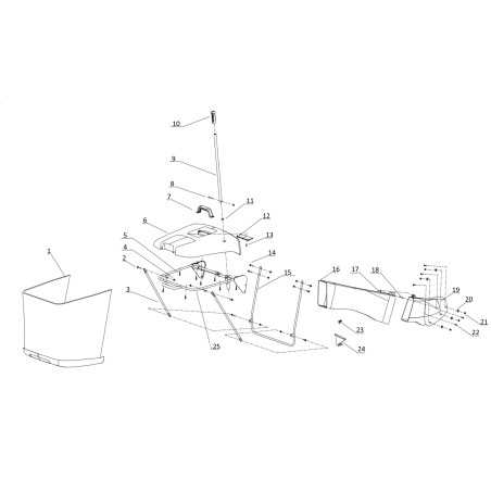 ORIGINAL BLUE BIRD GRASS COLLECTOR BASKET 20090443 | NewgardenParts.com