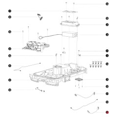 Cavo connessione modulo di taglio i108E BLUEBIRD robot rasaerba AB12.02.00.0159 | NewgardenParts.com