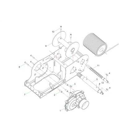 BLUE BIRD BB-1610X WINCH DRUM SHAFT BR 392530 ORIGINAL | NewgardenParts.com
