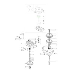 BLUE BIRD T-160HO ROTE UNTERE ABDECKUNG 480830 ORIGINAL | NewgardenParts.com