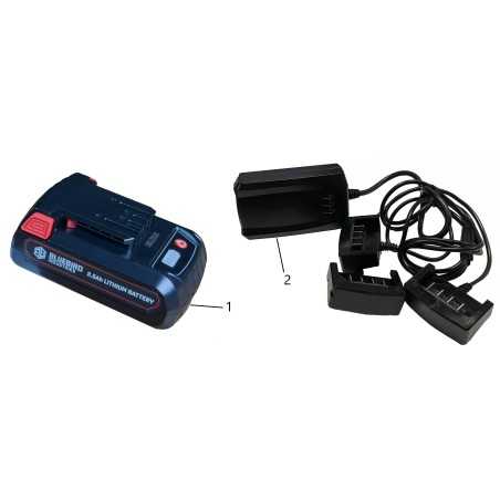 ORIGINAL BLUE BIRD 21V 5A/H FAST CHARGER 8040001076000 | NewgardenParts.com