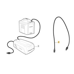 ORIGINAL STIGA Akku-Rasenmäher Mähroboter Diagnosekabel 118811363/0 | NewgardenParts.com