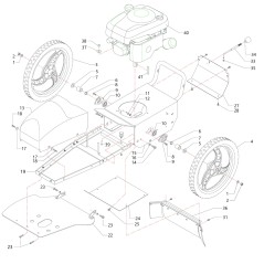 ORIGINAL BLUE BIRD HONDA GCV170H ENGINE 883920 | NewgardenParts.com
