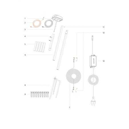 Tube de support d'antenne BLUE BIRD ORIGINAL X SERIES AB12.03.00.0014 | NewgardenParts.com