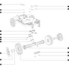 VIS ORIGINALE BLUE BIRD AVEC RONDELLE M5X25 T.NOX-X4 AB12.06.00.0130 | NewgardenParts.com