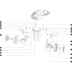 ORIGINAL BLUE BIRD T.NOX-X4 AB12.06.00.0163 BUMPER BAR CONNECTING ROD | NewgardenParts.com