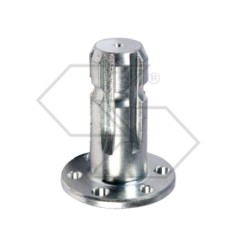 Splined shaft with flange Ø  70 mm for pump coupling