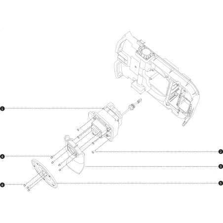 PROTEZIONE DISCO LAME SERIE I AB12.07.00.0080 ORIGINALE BLUE BIRD | NewgardenParts.com