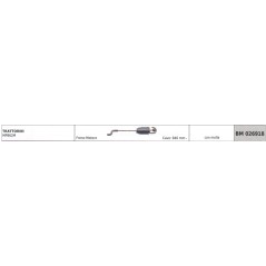 MAORI Traktor MP862M Motorbremsseil mit Feder 940mm Kabelcode 026918 | NewgardenParts.com