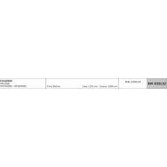Cable de freno motor para cortacésped HARRY HR530SB - HR5000SBQ cable 1251 mm funda 1068 mm
