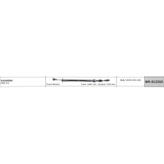 Cavo freno motore HONDA rasaerba HRB 215 cavo 1405 mm guaina 1155 mm | NewgardenParts.com