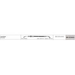 Cable de freno motor MAORI cortacésped MP 4414S cable 1355 mm funda 1150 mm