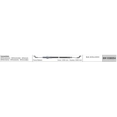 MAORI cortacésped cable de freno motor MP5516SVHQ MP5515SVBQ cable 1330mm vaina 1060mm