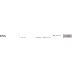 Cavo freno motore MAORI rasaerba MP5819 SVBQ cavo 1356 mm guaina 1148 mm | NewgardenParts.com