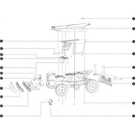 COUVERCLE D'AILE GAUCHE X4 SÉRIE AB.12.06.00.0001 ORIGINAL OISEAU BLEU | NewgardenParts.com