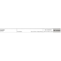 Motorbremskabel MOWOX Rasenmäher PM4135P Kabel 1123 mm Hülle 90 mm mit Register | NewgardenParts.com