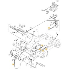 Cavo freno motore ruota sdoppiato trattorino ORIGINALE STIGA 1137-1137-01 | NewgardenParts.com