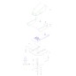 ORIGINAL BLUE BIRD DOMINO BLADE SUPPORT 3rd TYPE F05391