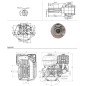 Motore completo ZANETTI HBM420L3EV 420cc albero orizzontale 25.4mm elettrico