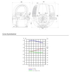 Moteur essence complet ZBM35 ZANETTI 4 temps OHV 31 cm3 embrayage centrifuge d76.3 | NewgardenParts.com