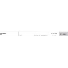 Cable de embrague de cuchilla quitanieves MTD con muelle M56 cable 1320 mm vaina 915 mm 746-04642