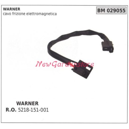 Cavo frizione elettromagnetica WARNER 029055 | NewgardenParts.com