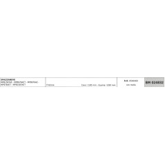 MAORI câble d'embrayage chasse-neige MPB1587AE MPB976AET câble 1185 mm gaine 1030 mm