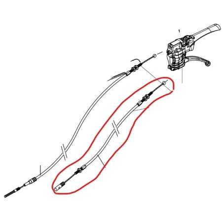 Câble d'embrayage motoculteur modèles BRIK1S ORIGINAL EMAK 68310114R | NewgardenParts.com