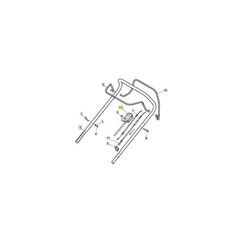 ACELERADOR CAPRO DM 50/55 GGP196 ORIGINAL STIGA - 181005507/0