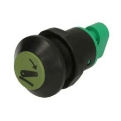 55633 - Interruttore a pulsante PNEUTRON verde chiaro, simbolo sollevatore abbassato ORIGINALE AMA