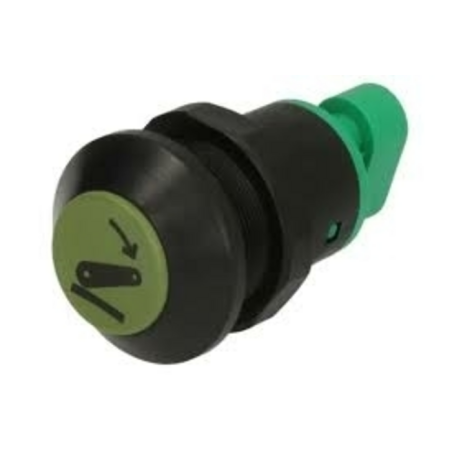 55633 – PNEUTRON Drucktaster, grüne Leuchte, Symbol für Hebel nach unten, ORIGINAL AMA