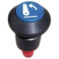 55634 – PNEUTRON blauer Drucktaster, Hebelsymbol oben, ORIGINAL AMA
