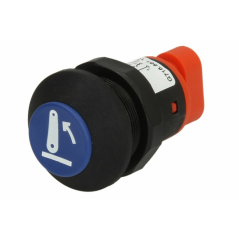 55634 - PNEUTRON blue push button switch, lifter symbol up ORIGINAL AMA | NewgardenParts.com