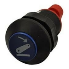 55635 – PNEUTRON Drucktaster blau, Symbol für Absenken (ORIGINAL AMA) | NewgardenParts.com