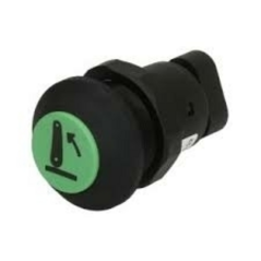 55638 – Grüner PNEUTRON-Drucktaster, Hebelsymbol rechts erhaben, ORIGINAL AMA