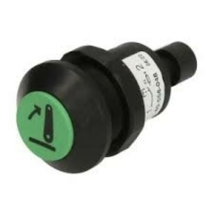55639 – Grüner PNEUTRON-Drucktaster, Hebelsymbol links erhaben, ORIGINAL AMA
