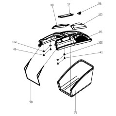 55641 - ORIGINAL AMA 92630 GREY BASKET LID | NewgardenParts.com