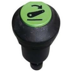 55643 - Interruttore a pulsante PNEUTRON verde, simbolo sollevatore abbassato parte dx ORIGINALE AMA